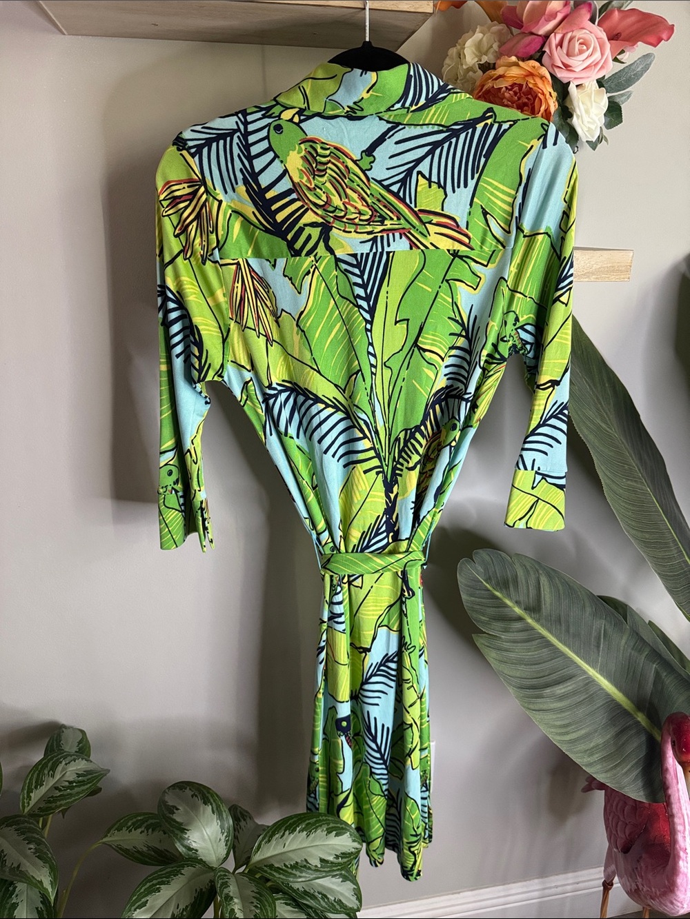 🌸 Lilly Pulitzer 100% Silk Shirt Dress - Picture 3 of 5